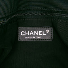 Medium Quilted Lambskin Grosgrain Two Tone Flap