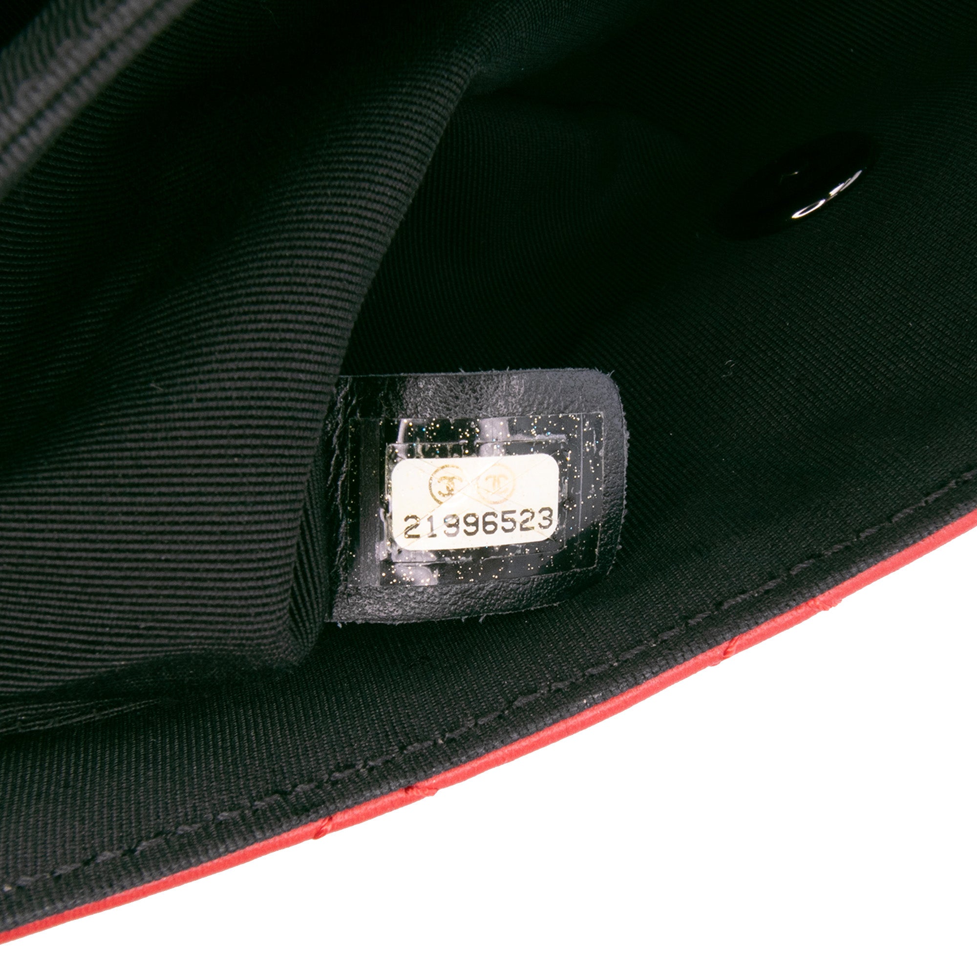 Medium Quilted Lambskin Grosgrain Two Tone Flap