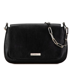 Calfskin Leather Chain Shoulder Bag_0