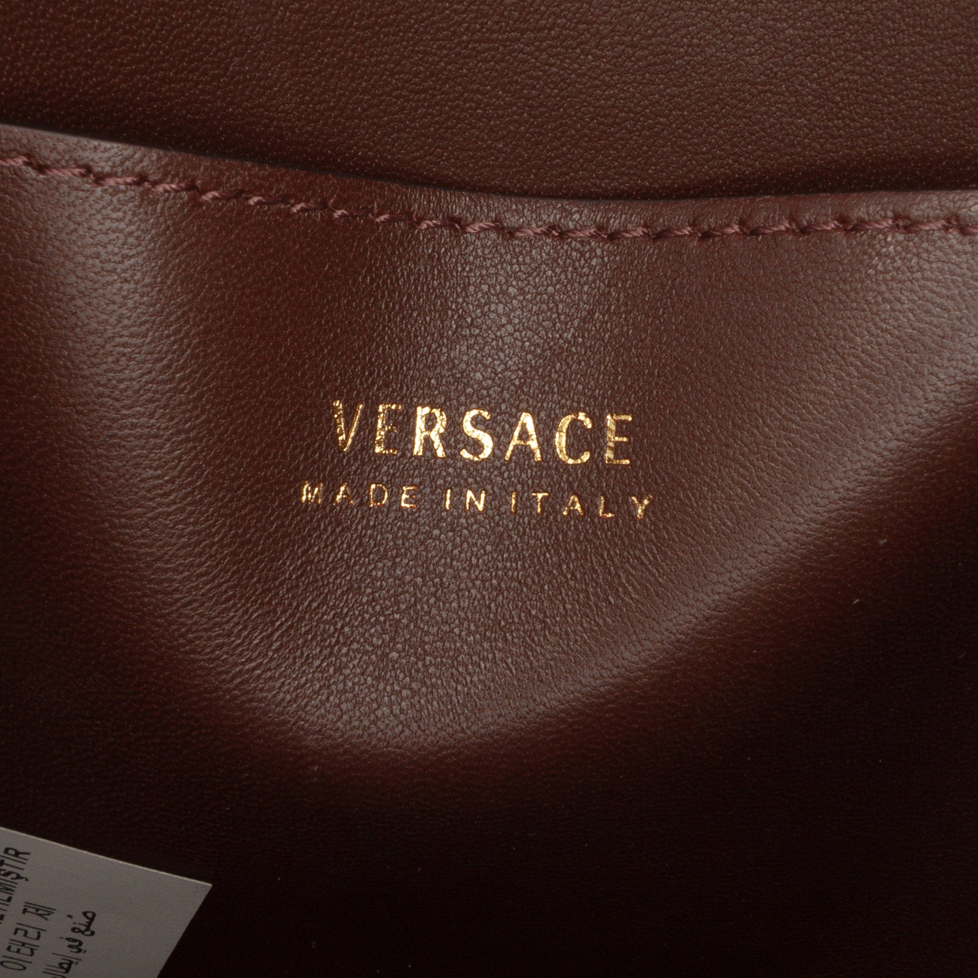 Small Leather Virtus Top Handle Flap