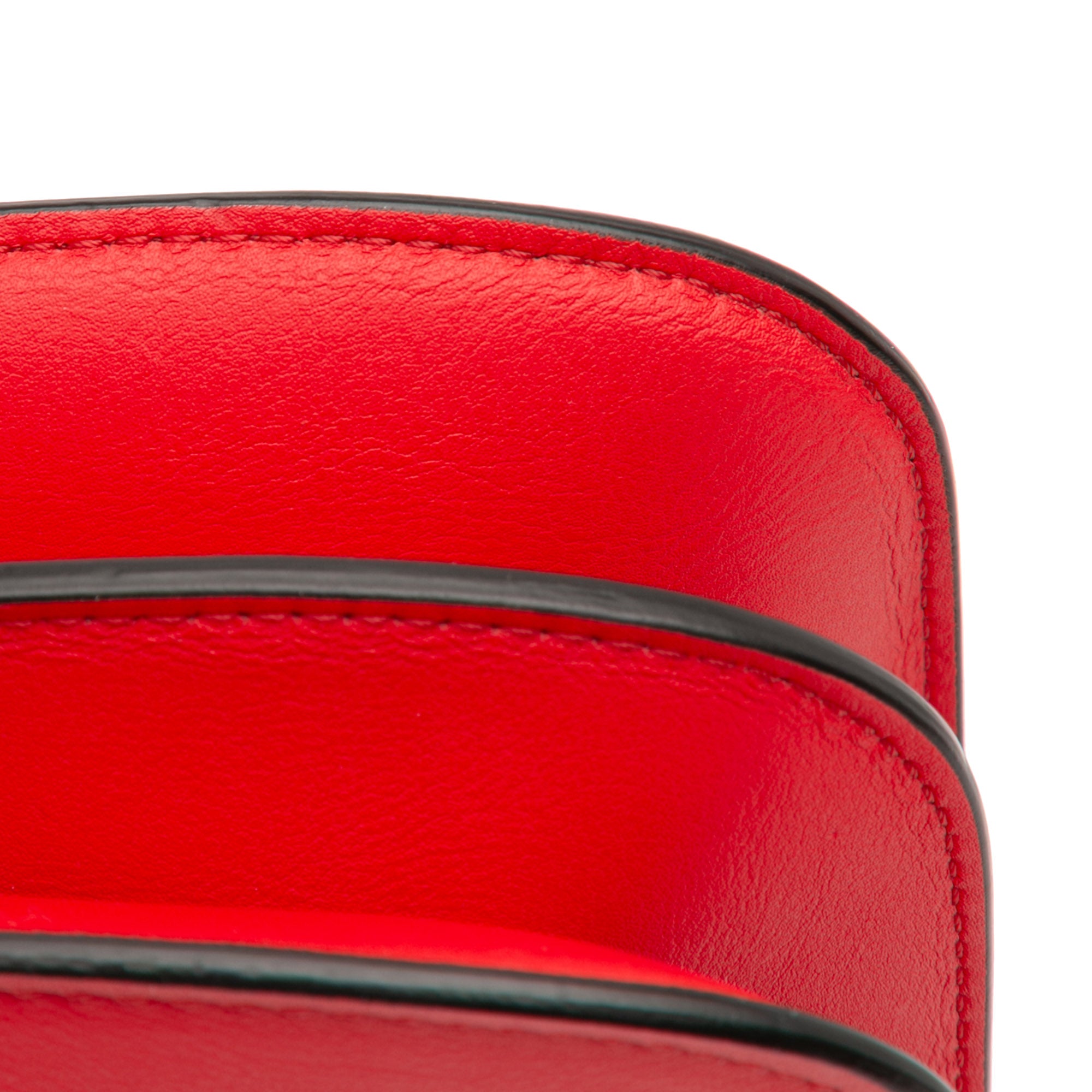 Small Leather Virtus Top Handle Flap