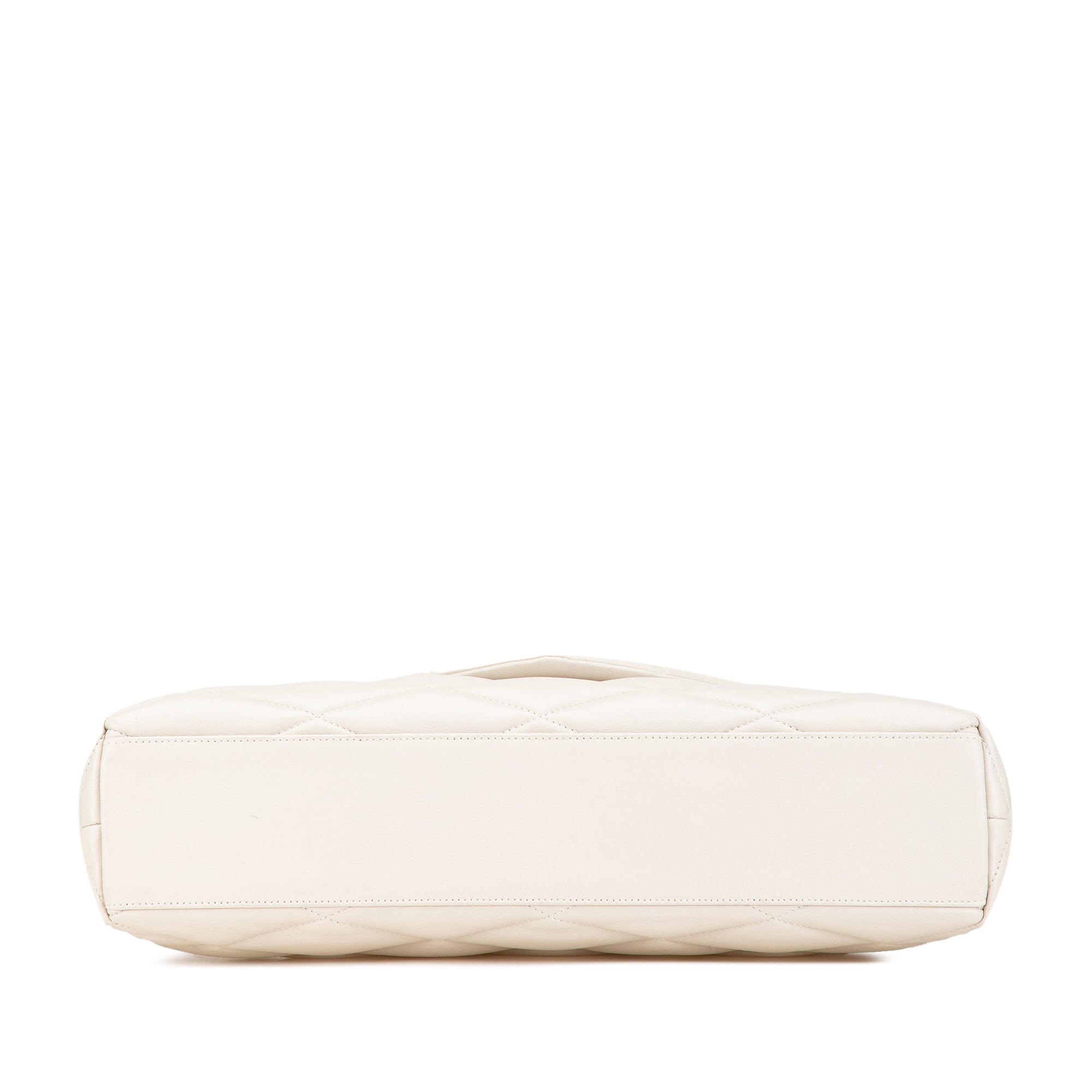 Large Quilted Lambskin Sade Clutch