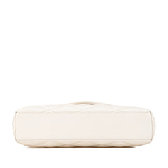 Large Quilted Lambskin Sade Clutch