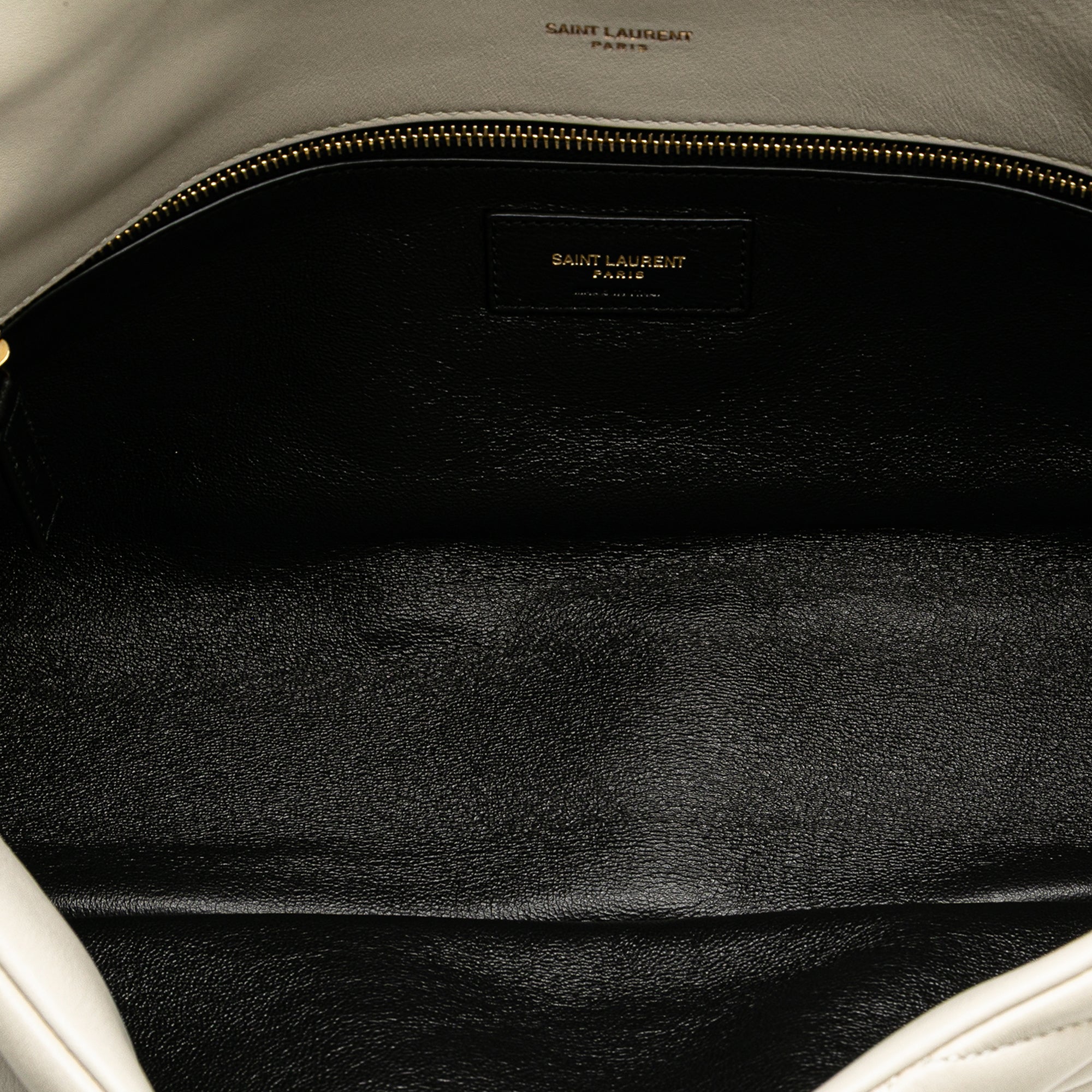 Large Quilted Lambskin Sade Clutch