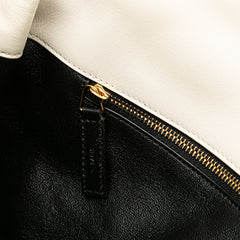 Large Quilted Lambskin Sade Clutch
