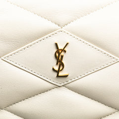 Large Quilted Lambskin Sade Clutch