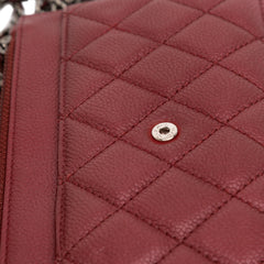 CC Quilted Caviar Wallet on Chain
