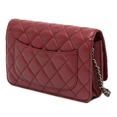 CC Quilted Caviar Wallet on Chain
