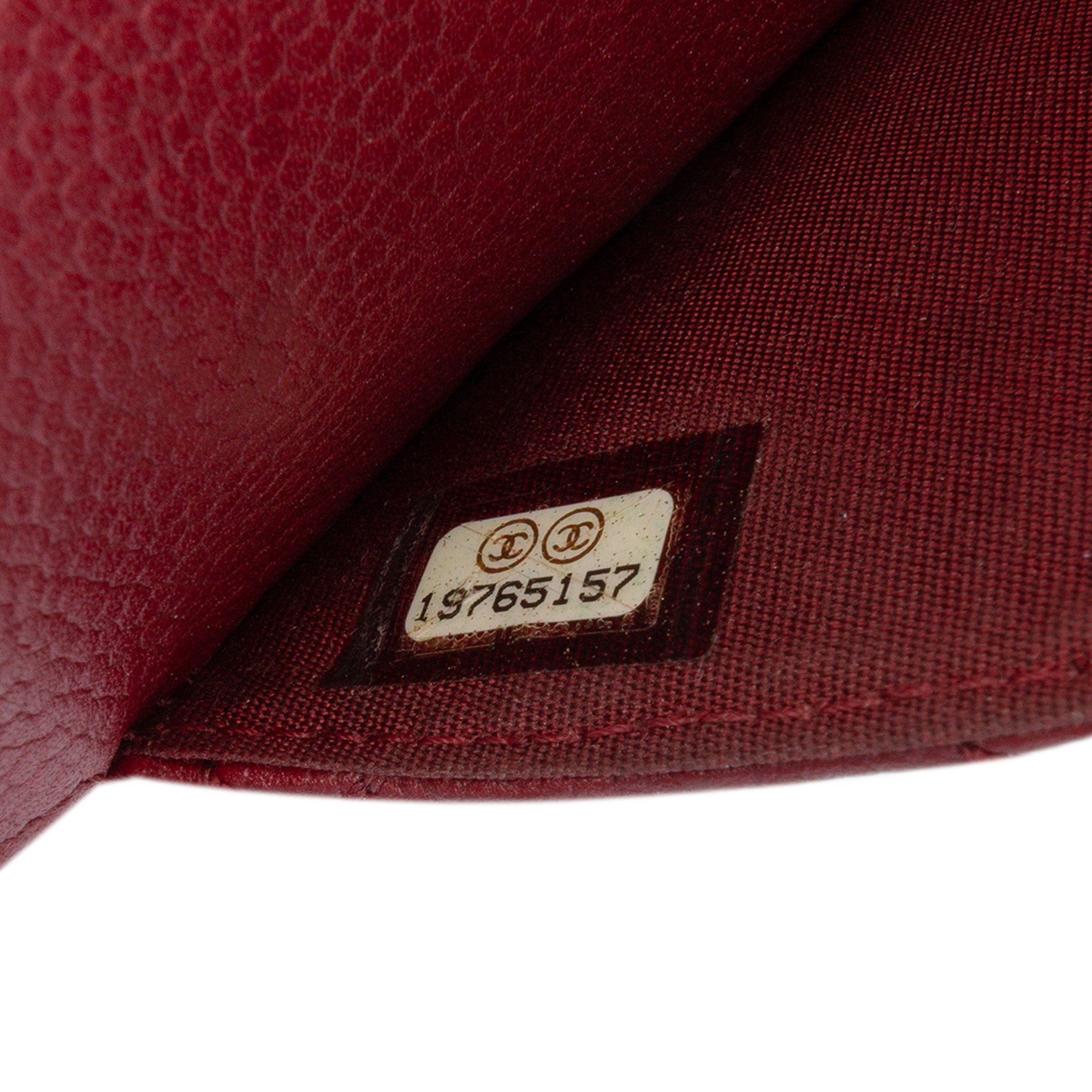 CC Quilted Caviar Wallet on Chain