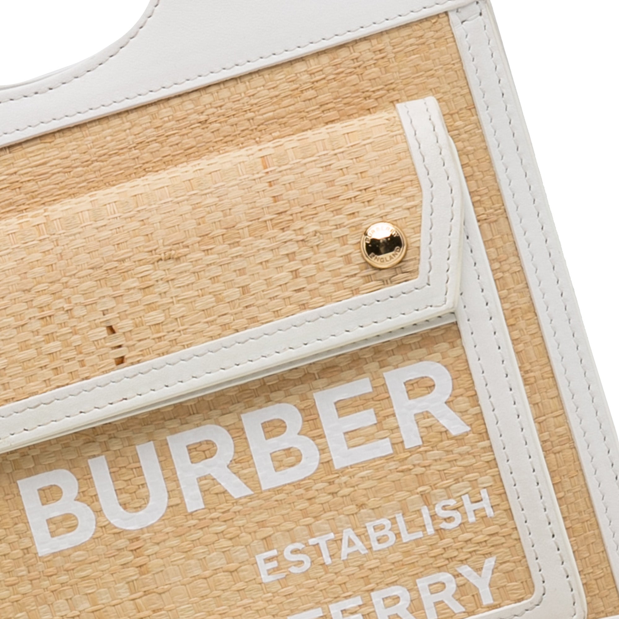 Pocket Raffia Satchel