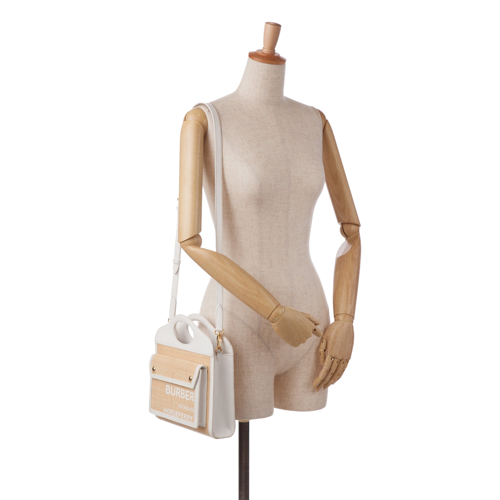 Pocket Raffia Satchel