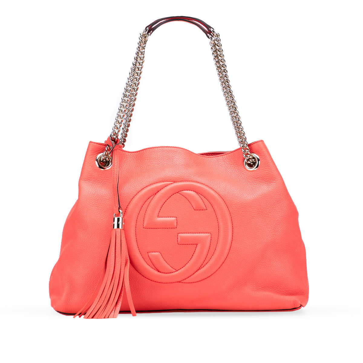 Medium Leather Soho Chain Tote