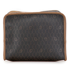 Honeycomb Coated Canvas Clutch