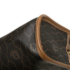 Honeycomb Coated Canvas Clutch