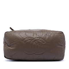 Quilted Coated Canvas Expandable Zip Travel Bag
