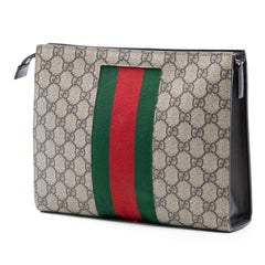 GG Supreme Web Clutch