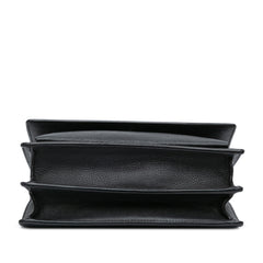 Medium Leather Monogram Sunset Crossbody