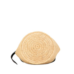 Woven Raffia Nano Bucket Bag