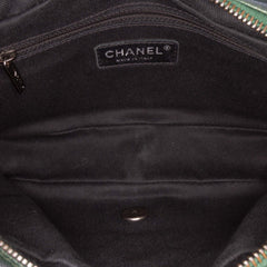 Medium Quilted Iridescent Caviar Easy Flap
