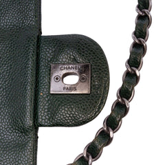 Medium Quilted Iridescent Caviar Easy Flap