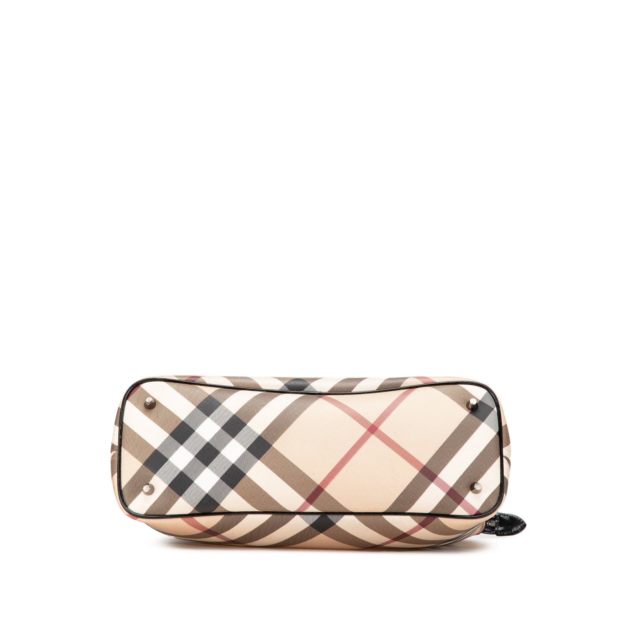 Supernova Check Coated Canvas Tote