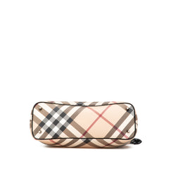 Supernova Check Coated Canvas Tote