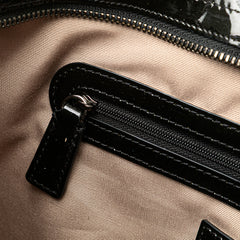 Supernova Check Coated Canvas Tote