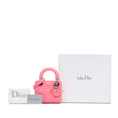 Micro Lambskin Cannage Lady Dior