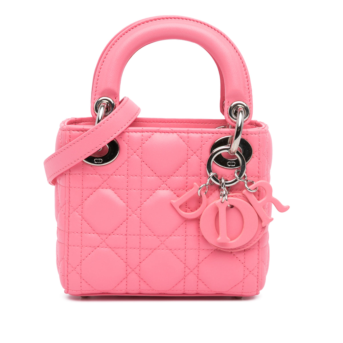 Micro Lambskin Cannage Lady Dior