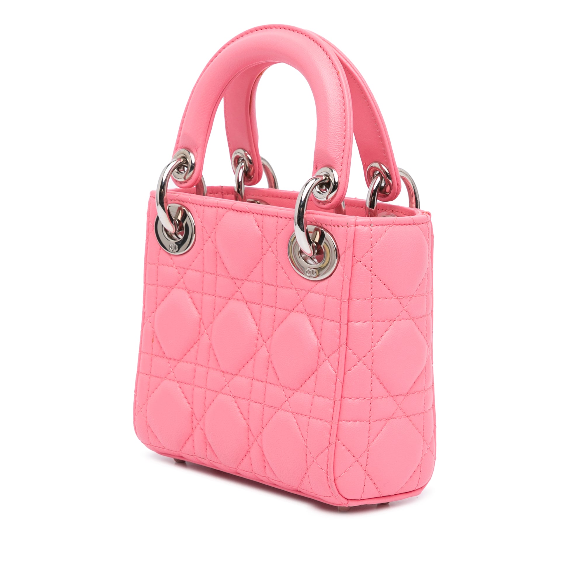 Micro Lambskin Cannage Lady Dior