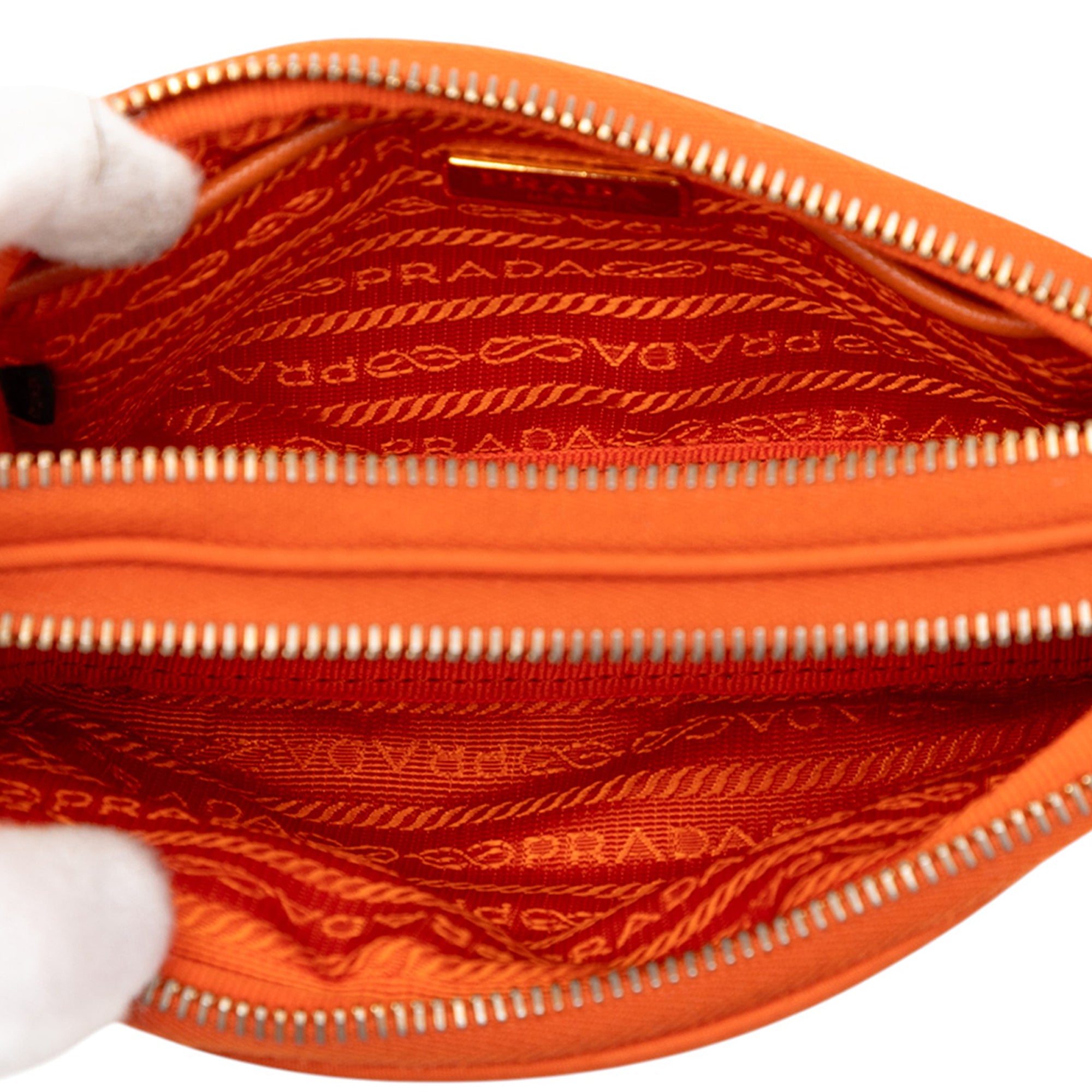 Mini Tessuto Double Zip Camera Bag