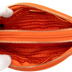 Mini Tessuto Double Zip Camera Bag