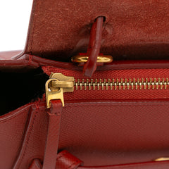 Nano Grained Calfskin Belt Bag