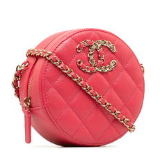 Caviar 19 Round Clutch With Chain_0