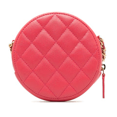 Caviar 19 Round Clutch With Chain_2