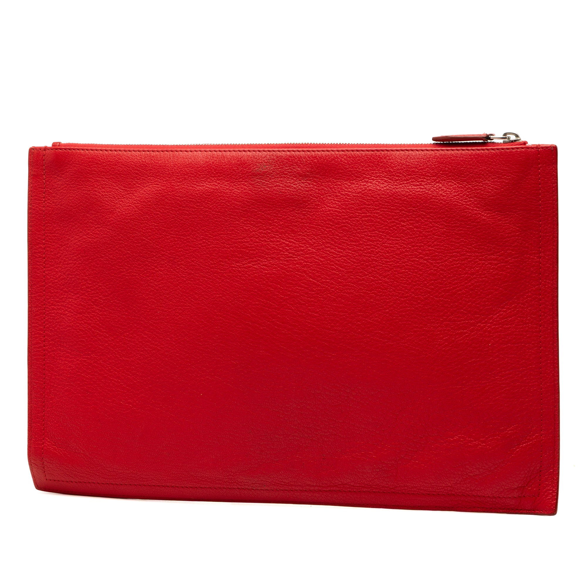 Medium Antigona Leather Clutch