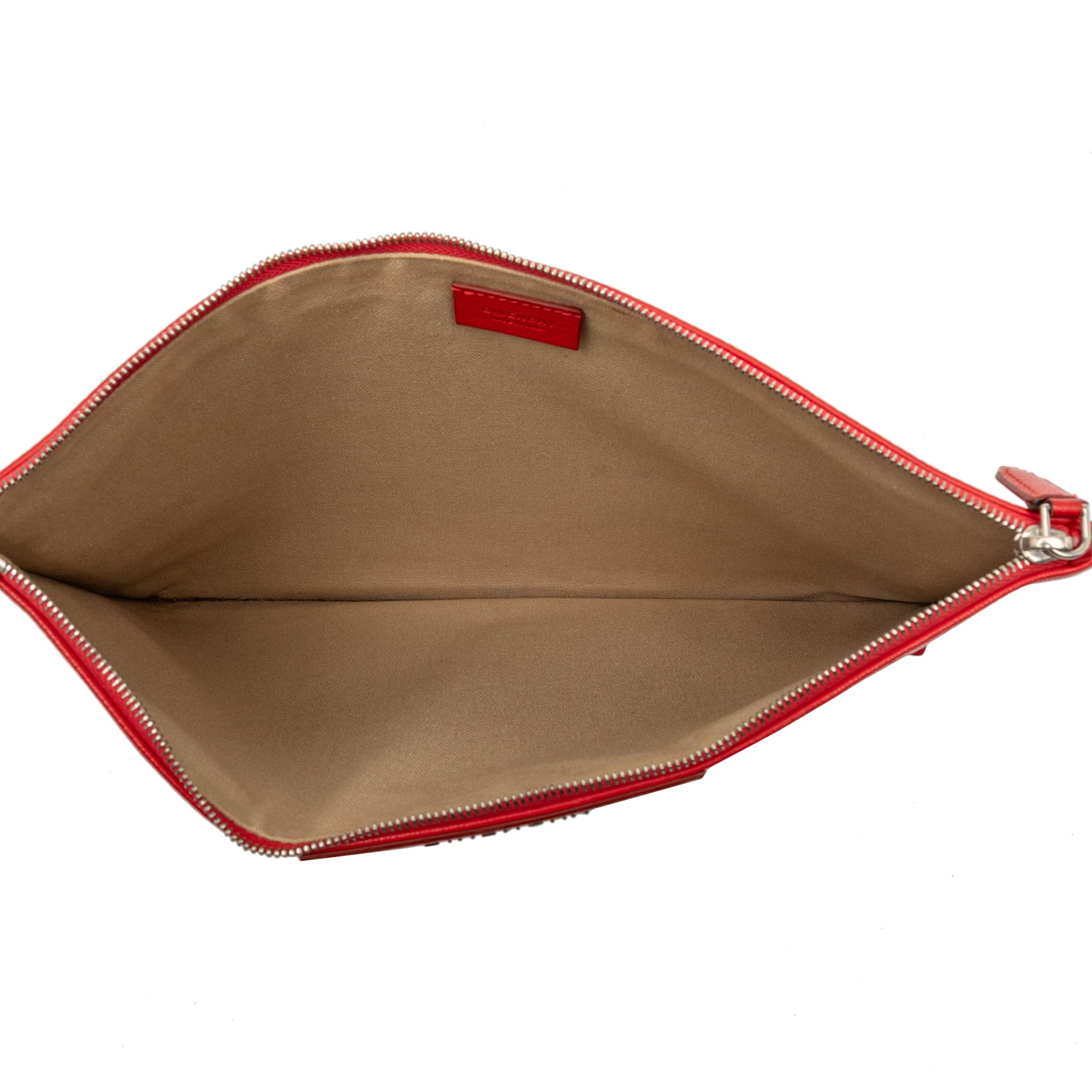 Medium Antigona Leather Clutch