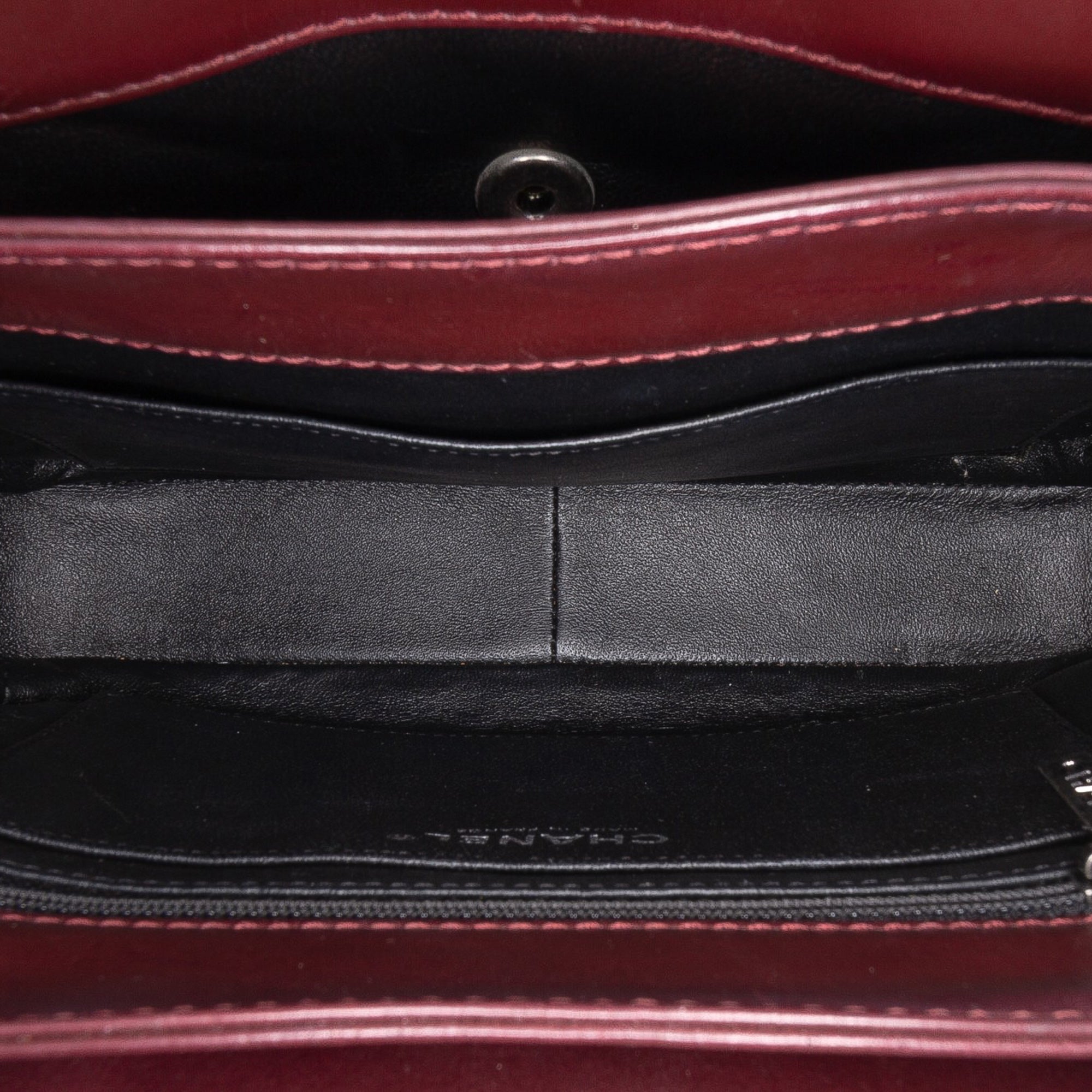Small Quilted Calfskin Prestige Flap