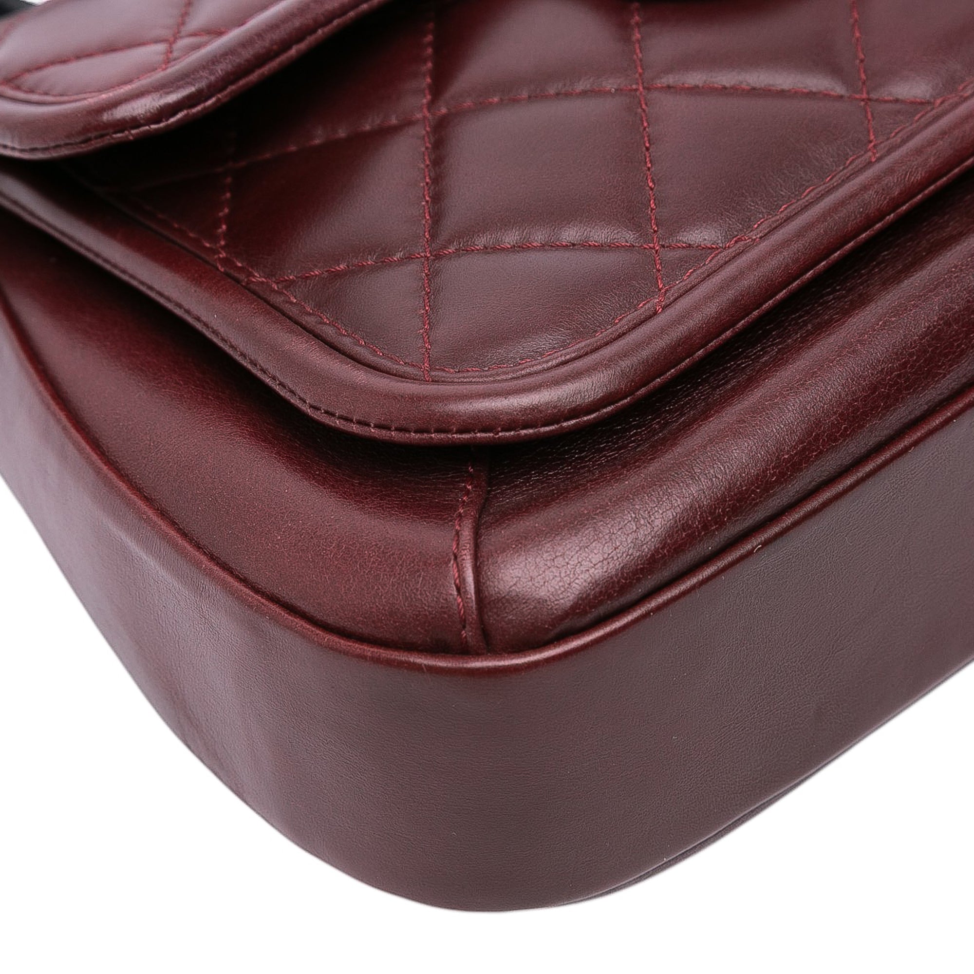 Small Quilted Calfskin Prestige Flap