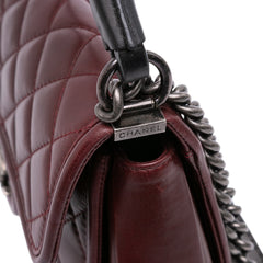 Small Quilted Calfskin Prestige Flap
