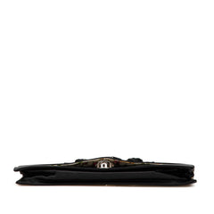 Satin Applique Clutch