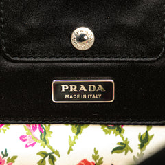 Satin Applique Clutch