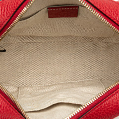 Small Bicolor Leather Soho Disco Crossbody