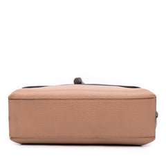 Small Leather Bamboo Daily Satchel