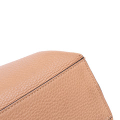 Small Leather Bamboo Daily Satchel