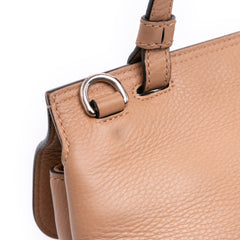 Small Leather Bamboo Daily Satchel