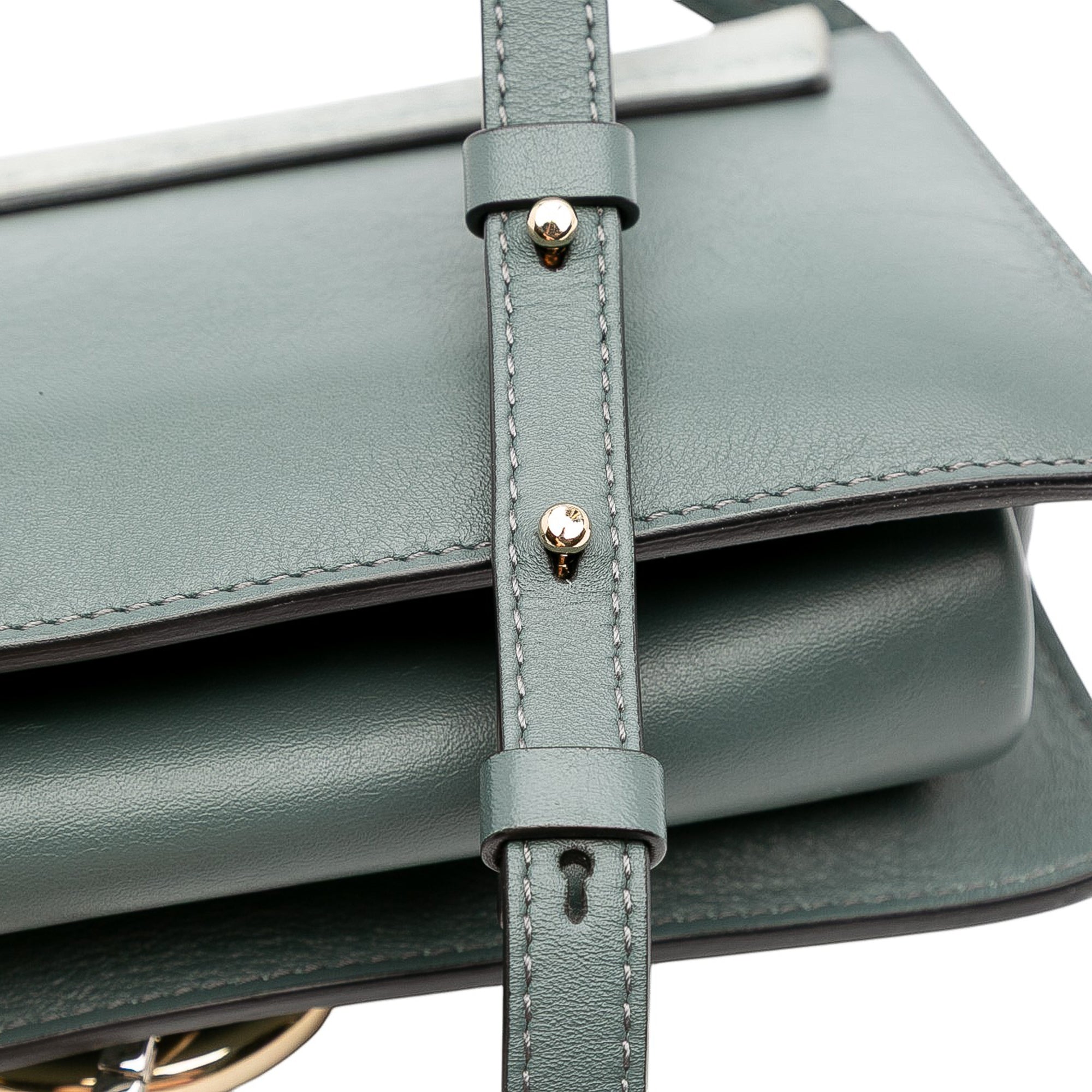 Small Suede and Calfskin Faye Crossbody