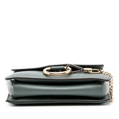Small Suede and Calfskin Faye Crossbody