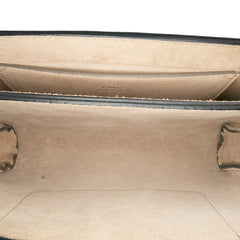 Small Suede and Calfskin Faye Crossbody