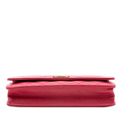 Quilted Lambskin Boy Wallet On Chain